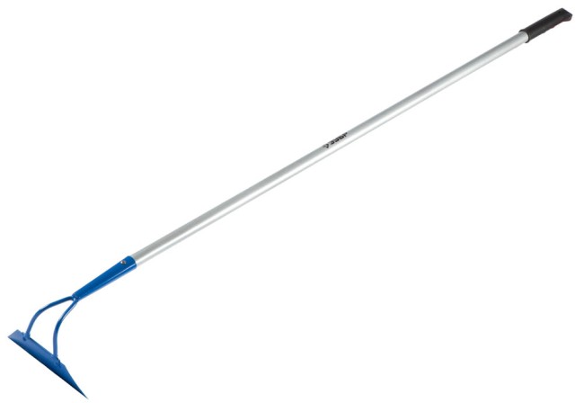 Мотыга ЗУБР "ЭКСПЕРТ", трапециевидный профиль, алюминиевый черенок, 215х65х1465мм,  ( 39594 )