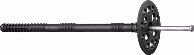 Дюбель для изоляционных материалов полипропиленовый, металлический стержень, 10 x 200 мм, 50 шт, ЗУБР,  ( 4-301525-10-200_z01 )