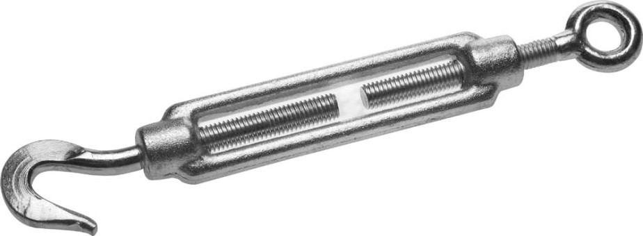 Талреп DIN 1480, крюк-кольцо, М8, 10 шт, кованая натяжная муфта, оцинкованный, ЗУБР Профессионал,  ( 4-304355-08 ) Талреп DIN 1480, крюк-кольцо, М8, 10 шт, кованая натяжная муфта, оцинкованный, ЗУБР Профессионал,  ( 4-304355-08 )