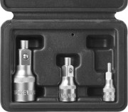 Набор ЗУБР "МАСТЕР": Адаптеры магнитные для торцовых головок 1/2", 3/8", 1/4", 3шт,  ( 27712-H3 )