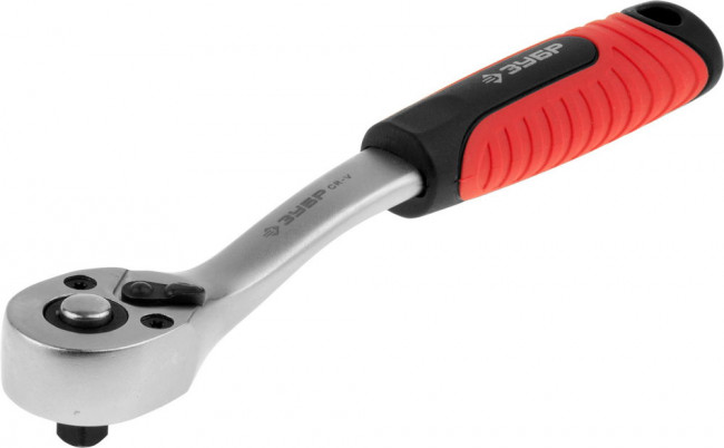 Трещотка для торцовых головок ЗУБР "ЭКСПЕРТ" (1/4"), Cr-V, 72 зубца, хроматированное покрытие, быстрый сброс,  ( 27730-1/4 ) Трещотка для торцовых головок ЗУБР "ЭКСПЕРТ" (1/4"), Cr-V, 72 зубца, хроматированное покрытие, быстрый сброс,  ( 27730-1/4 )