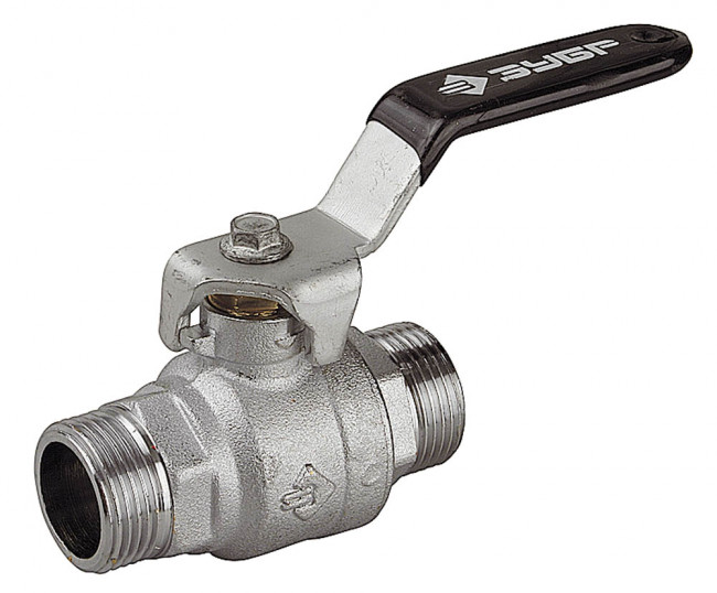 Кран шаровой ЗУБР полнопроходной "папа-папа", ручка, хромиров латунь, 3/4" , ( 4-51322-C-3/4 ) Кран шаровой ЗУБР полнопроходной "папа-папа", ручка, хромиров латунь, 3/4" , ( 4-51322-C-3/4 )