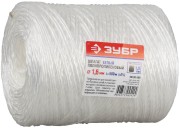 Шпагат ЗУБР полипропиленовый, d=1,6 мм, 500м, белый, 32 кгс, 1,0 ктекс, ( 50100-500 ) Шпагат ЗУБР полипропиленовый, d=1,6 мм, 500м, белый, 32 кгс, 1,0 ктекс, ( 50100-500 )