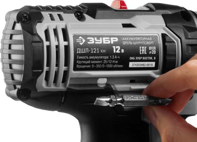 ДШЛ-121 дрель-шуруповерт, 2 АКБ, в кейсе, ЗУБР,  ( ДШЛ-121 КН )