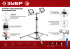 ЗУБР ТШ-2 штатив для 2-х прожекторов, телескопический