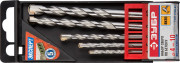 Набор ЗУБР Сверла по бетону ударные, 4-5-6-8-10 мм, пластиковый бокс, 5 шт,  ( 29140-H5 )