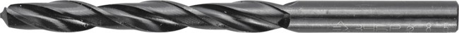 Сверло по металлу, быстрорежущая сталь, класс В, ЗУБР 4-29605-117-8.5, d=8,5 мм,  ( 4-29605-117-8.5 )