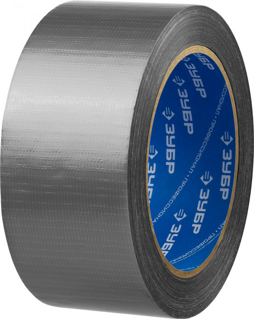 Армированная лента, ЗУБР Профессионал 12090-50-25, универсальная, влагостойкая, 48мм х 25м, серебристая,  ( 12090-50-25 )