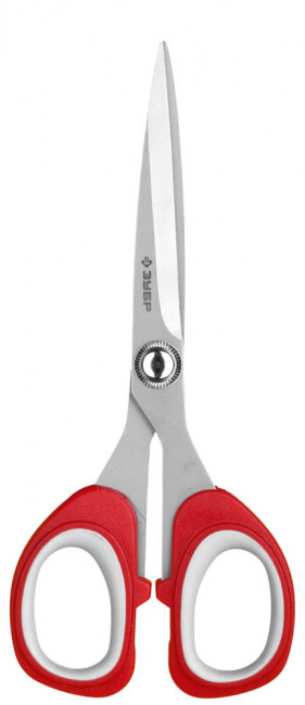 Ножницы ЗУБР "МАСТЕР" хозяйственные, двухкомпонентные ручки, 175мм,  ( 40441-17 )