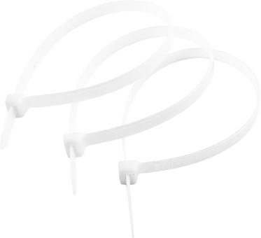 Кабельные стяжки белые КС-Б1, 9 x 550 мм, 50 шт, нейлоновые, ЗУБР Профессионал,  ( 309010-90-550 )