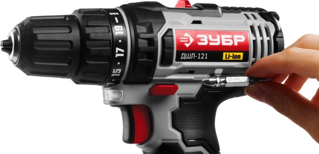 ДШЛ-121 дрель-шуруповерт в коробке, ЗУБР.,  ( ДШЛ-121 )