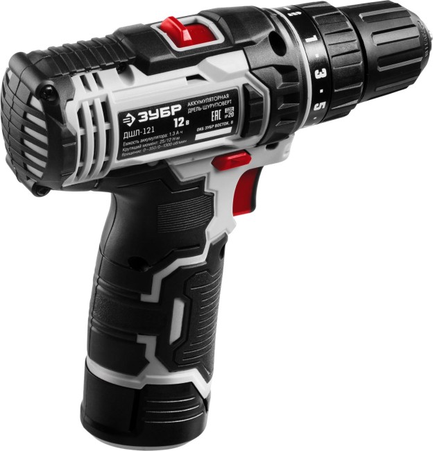 ДШЛ-121 дрель-шуруповерт в коробке, ЗУБР.,  ( ДШЛ-121 )