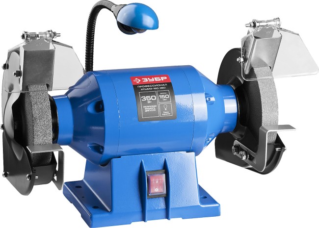 ЗУБР индустриальный заточной станок, d150 мм,  350 Вт,  ( ЗТШМЭ-150-350 )