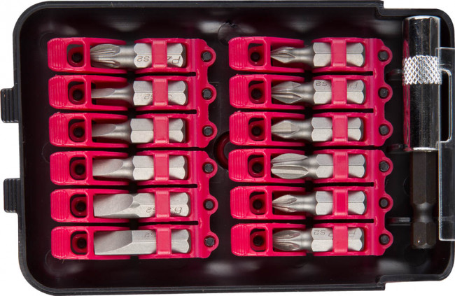 Набор ЗУБР: Биты РАКЕТА кованые в пластиковом боксе, 12шт,  ( 26600-H12 )