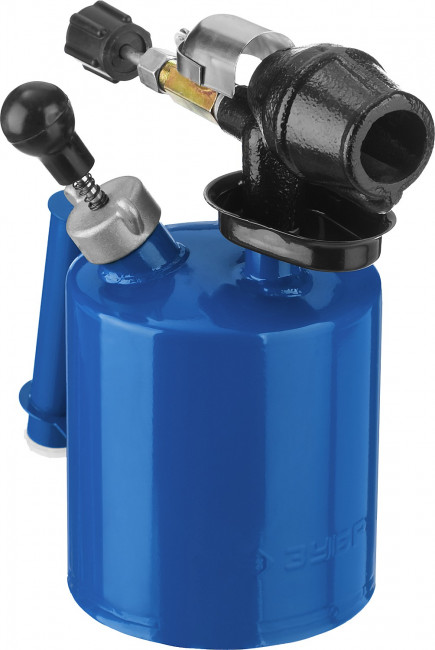 ЗУБР "ПРОФЕССИОНАЛ". Лампа паяльная САМОТЛОР, с чугунным эжектором, 1,5 л,  ( 40650-1.5_z02 )