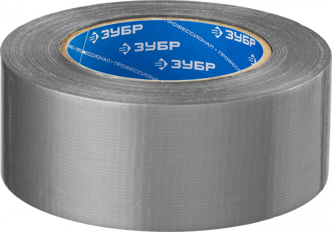 Армированная лента, ЗУБР Профессионал 12090-50-50, универсальная, влагостойкая, 48мм х 45м, серебристая,  ( 12090-50-50 )