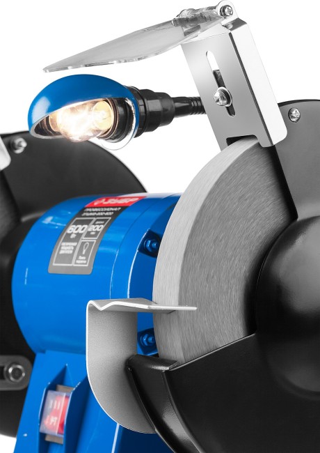 ЗУБР индустриальный заточной станок, d200 мм,  600 Вт,  ( ЗТШМЭ-200-600 )