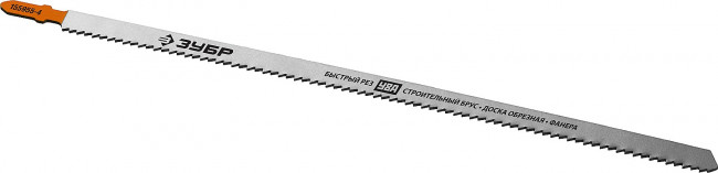 Полотна ЗУБР "ПРОФЕССИОНАЛ"  T225B, HCS, по дереву, строит. брус, Т-хвост., шаг 3мм, 250/225мм, 2шт ( 155955-4 )