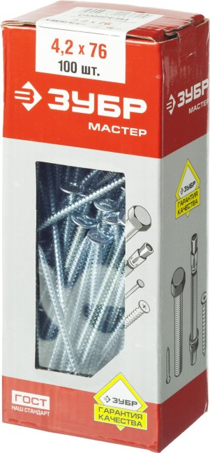 Саморезы ПШМ для листового металла, 16 х 4.2 мм, 550 шт, ЗУБР,  ( 4-300191-42-016 )