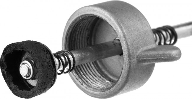 ЗУБР "ПРОФЕССИОНАЛ". Лампа паяльная ВУЛКАН, со стальным эжектором, 1,5 л,  ( 40652-1.5_z02 )