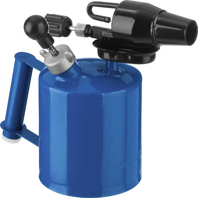 ЗУБР "ПРОФЕССИОНАЛ". Лампа паяльная ВУЛКАН, со стальным эжектором, 1,5 л,  ( 40652-1.5_z02 )