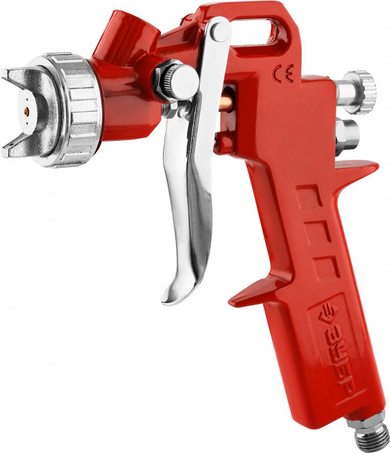 Краскопульт пневматический ЗУБР "МАСТЕР" "МС 200", c верхним бачком, 1,3мм,  ( 06455-1.3 ) Краскопульт пневматический ЗУБР "МАСТЕР" "МС 200", c верхним бачком, 1,3мм,  ( 06455-1.3 )