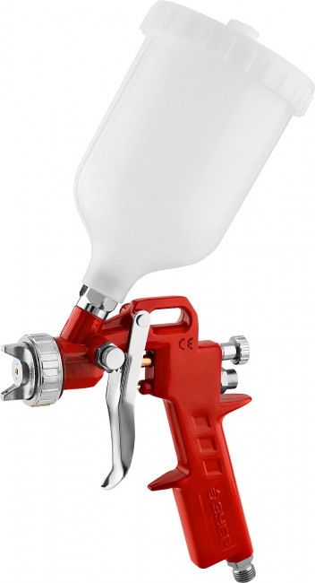 Краскопульт пневматический ЗУБР "МАСТЕР" "МС 200", c верхним бачком, 1,3мм,  ( 06455-1.3 ) Краскопульт пневматический ЗУБР "МАСТЕР" "МС 200", c верхним бачком, 1,3мм,  ( 06455-1.3 )