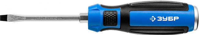 Отвертка ударная, сквозной Cr-V стержень, SL5 x 75 мм, усилитель под ключ, магнитный наконечник, двухкомп. рукоятка, ЗУБР Профессионал "УДАРНИК", ( 25271-5 ) Отвертка ударная, сквозной Cr-V стержень, SL5 x 75 мм, усилитель под ключ, магнитный наконечник, двухкомп. рукоятка, ЗУБР Профессионал "УДАРНИК", ( 25271-5 )