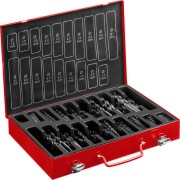 ЗУБР МАСТЕР 370шт(1-10мм), Набор сверл по металлу, сталь Р6М5, класс В, мет.бокс ( 29605-H370 )