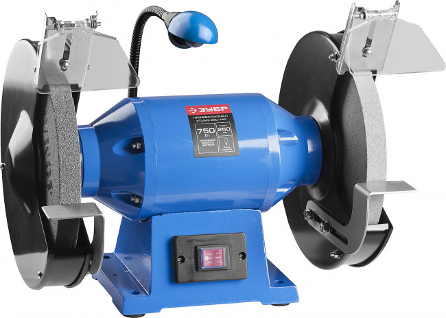 ЗУБР индустриальный заточной станок, d250 мм,  750 Вт,  ( ЗТШМЭ-250-750 )