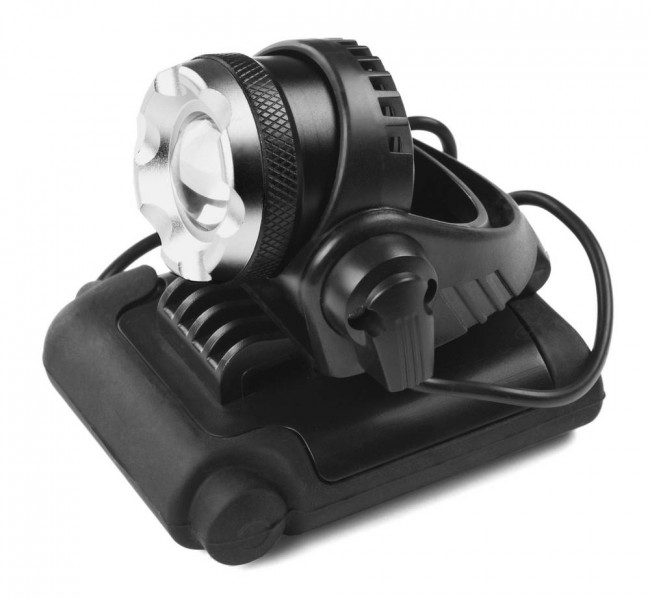 Фонарь ЗУБР "ПРОФИ" налобный светодиодный, 6Вт(450Лм), регулируемый фокус, 3 режима, трансформер, 4АА,  ( 56430 )