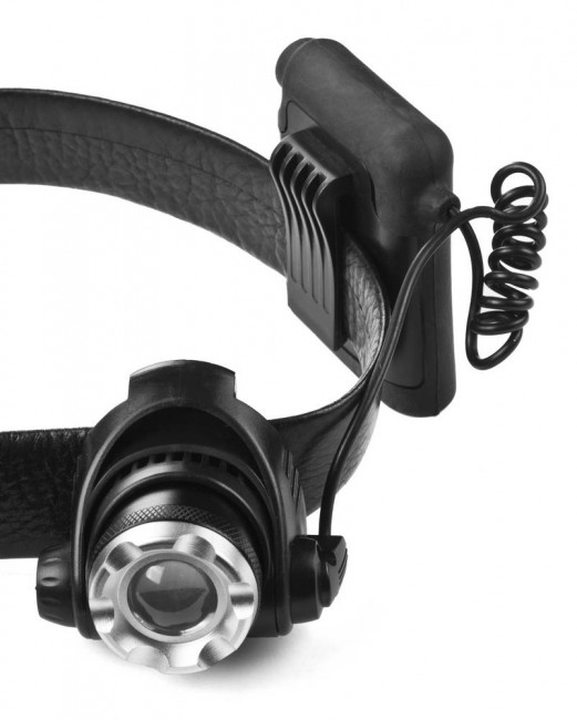 Фонарь ЗУБР "ПРОФИ" налобный светодиодный, 6Вт(450Лм), регулируемый фокус, 3 режима, трансформер, 4АА,  ( 56430 )