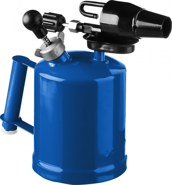 ЗУБР "ПРОФЕССИОНАЛ". Лампа паяльная ВУЛКАН, со стальным эжектором, 2,0 л,  ( 40652-2.0_z02 )