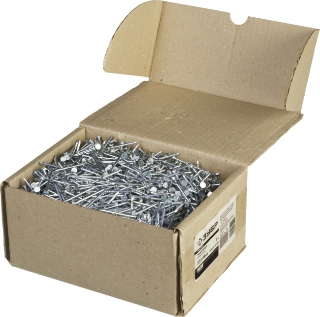 Гвозди толевые оцинкованные, ГОСТ 4029-63, 40 х 2.5 мм, 5 кг, ЗУБР,  ( 305210-25-040 )