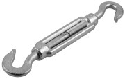 Талреп DIN 1480, крюк-крюк, М16, 2 шт, кованая натяжная муфта, оцинкованный, ЗУБР Профессионал,  ( 4-304365-16 ) Талреп DIN 1480, крюк-крюк, М16, 2 шт, кованая натяжная муфта, оцинкованный, ЗУБР Профессионал,  ( 4-304365-16 )