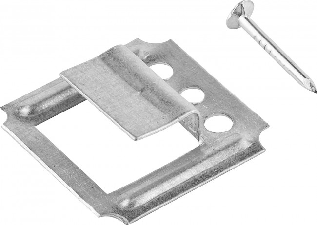 Крепеж для вагонки КЛЯЙМЕР 4 мм, 100 шт, ЗУБР, ( 3075-04 ) Крепеж для вагонки КЛЯЙМЕР 4 мм, 100 шт, ЗУБР, ( 3075-04 )