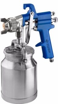 Краскопульт пневматический ЗУБР "ПРОФЕССИОНАЛ" "ПРО Н350", с нижним бачком, 1,8мм,  ( 06451-1.8 )