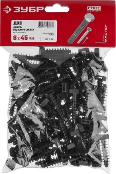 Дюбель под хомут-стяжку ДХС, 8 x 45 мм, 100 шт, нейлоновый, ЗУБР, ( 30910-08 ) Дюбель под хомут-стяжку ДХС, 8 x 45 мм, 100 шт, нейлоновый, ЗУБР, ( 30910-08 )