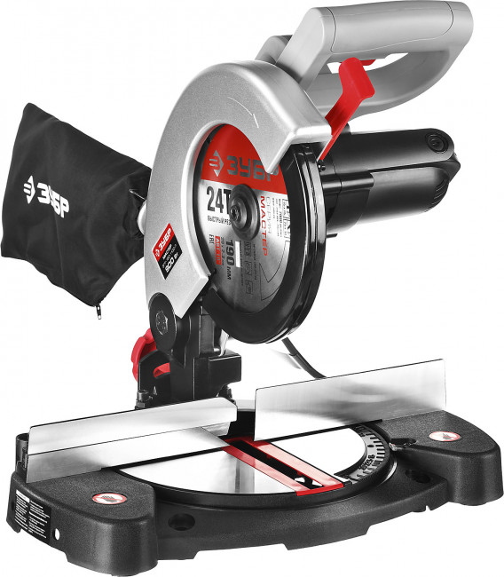 Пила торцовочная, ЗУБР ЗПТ-190-1100 Л, d= 190 x 20 мм, 900 Вт, 5000 об/мин,  ( ЗПТ-190-1100 Л )