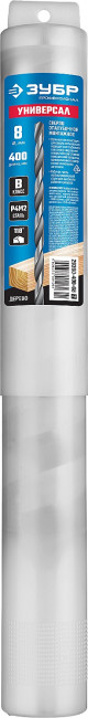 ЗУБР УНИВЕРСАЛ d 8x400/85мм, сверло опалубочное универсальное