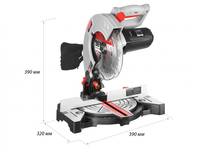 Пила торцовочная, ЗУБР ЗПТ-210-1400 Л, d= 210 x 30 мм, 1300 Вт, 5500 об/мин, лазер,  ( ЗПТ-210-1400 Л )