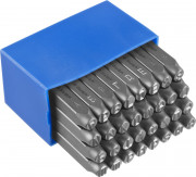 Клейма ЗУБР буквенные кириллица, шрифт 8мм,  ( 21503-08_z01 )