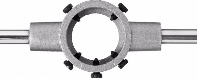 Плашкодержатель, ЗУБР Мастер 28143-45, с центровочными и прижимными винтами, 45х18мм для М16 - М18 М20 - G1/2, L - 450мм,  ( 28143-45_z01 )