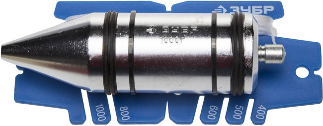 Отвес ЗУБР "ЭКСПЕРТ" строительный со шнуром и безопасным наконечником, 1000г,  ( 06347-100_z01 )