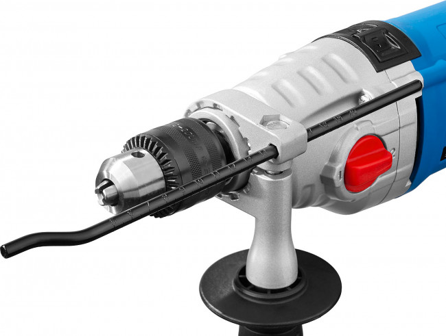 Дрель ударная, ЗУБР Профессионал ЗДУ-1100-2 ЭРММ2, 2-скоростная, мет. корпус редуктора, патрон 13 мм, сталь-16 мм/бетон-16 мм/дерево-35 мм, 1100 Вт,  ( ЗДУ-1100-2 ЭРММ2 )