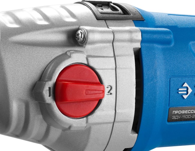 Дрель ударная, ЗУБР Профессионал ЗДУ-1100-2 ЭРММ2, 2-скоростная, мет. корпус редуктора, патрон 13 мм, сталь-16 мм/бетон-16 мм/дерево-35 мм, 1100 Вт,  ( ЗДУ-1100-2 ЭРММ2 )