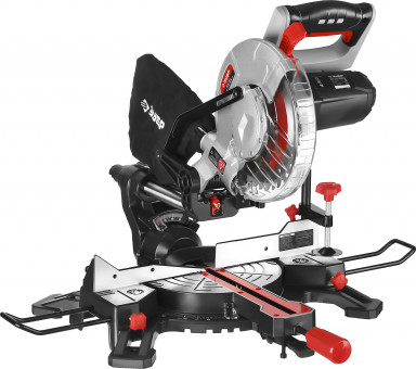 Пила торцовочная, ЗУБР ЗПТ-210-1600 ПЛ, d= 210 x 30 мм, 1600 Вт, 5000 об/мин, лазер, удлинители стола,  ( ЗПТ-210-1600 ПЛ )