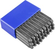 Клейма ЗУБР буквенные латинские, шрифт 5мм,  ( 21505-05_z01 )