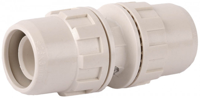 Соединитель ЗУБР "ШиреФит" "штуцер с гайкой - штуцер с гайкой", 32мм,  ( 51490-32 )