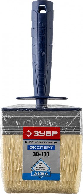 Макловица ЗУБР "АКВА", искусственная щетина, пластмассовый корпус, 30х100мм,  ( 01817-10 )